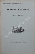 Book cover of Mineral Railways  by KIDNER, R.W. 